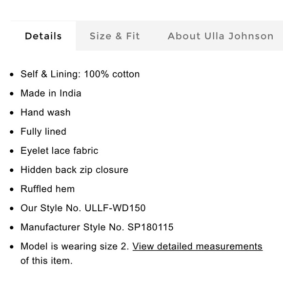 Ulla Johnson Black Willow Dress 2 - Picture 6 of 16